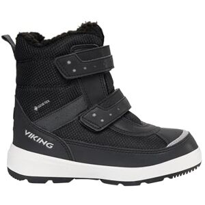 Viking Unisex Bambini Play Reflex Warm GTX 2V Snow Boot, nero riflettente, 35 EU Viking Unisex Bambini Play Reflex Warm GTX 2V Snow Boot, nero riflettente, 35 EU