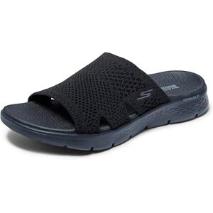 Skechers Sandali da donna GO WALK FLEX SANDAL IMPRESSED Sandali/infradito, Tessuto nero., 35 EU Skechers Sandali da donna GO WALK FLEX SANDAL IMPRESSED Sandali/infradito, Tessuto nero., 35 EU