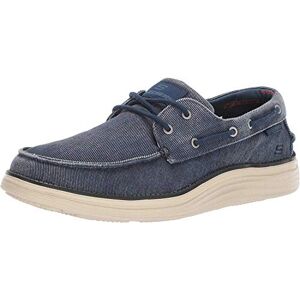 Skechers Status 2.0- Lorano, Mocassini Uomo, Blue Navy Canvas, 46 EU Skechers Status 2.0- Lorano, Mocassini Uomo, Blue Navy Canvas, 46 EU