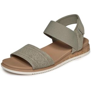 Skechers Desert Kiss Sandali Bassi Bassi da Donna, Colore Verde Oliva, Taglia 38 Skechers Desert Kiss Sandali Bassi Bassi da Donna, Colore Verde Oliva, Taglia 38