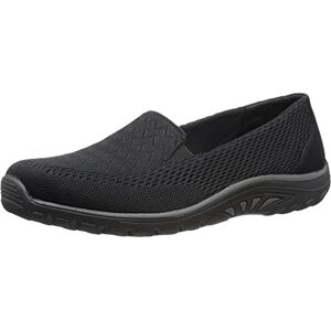 Skechers Women's Reggae Fest-Willows-Wide Loafer Flat, Black, 5.5 W US Skechers Women's Reggae Fest-Willows-Wide Loafer Flat, Black, 5.5 W US