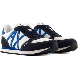 Armani Scarpe da Ginnastica da Uomo Rio Side con Logo, Deep Navy+off White 46 EU, Deep Navy off White, 46 EU Armani Scarpe da Ginnastica da Uomo Rio Side con Logo, Deep Navy+off White 46 EU, Deep Navy off White, 46 EU