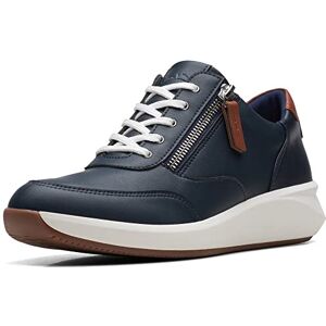 Clarks Sneaker Donna Un Rio ZipSneaker, Blu, 35.5 EU Clarks Sneaker Donna Un Rio ZipSneaker, Blu, 35.5 EU