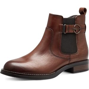 Tamaris Comfort Stivaletti Chelsea da donna con cerniera Autunno, Marrone (Cognac), 38 EU Tamaris Comfort Stivaletti Chelsea da donna con cerniera Autunno, Marrone (Cognac), 38 EU