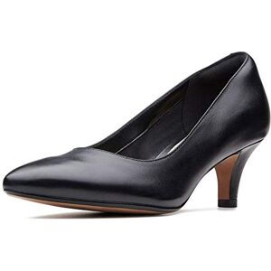 Clarks Linvale Jerica 2613, Scarpe Con Tacco Donna, Nero (Black Leather -), 39 EU Clarks Linvale Jerica 2613, Scarpe Con Tacco Donna, Nero (Black Leather -), 39 EU