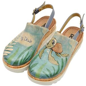 DOGO Akita, Sandalo con Zeppa Donna, Multicolor, 39 EU DOGO Akita, Sandalo con Zeppa Donna, Multicolor, 39 EU