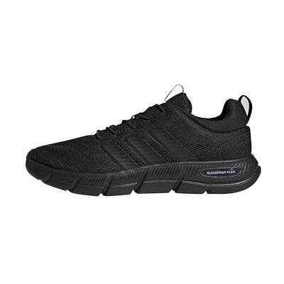Adidas Uomo Cloudfoam Flex Elastic Laces Shoes, Core Black/Core Black/Carbon, 39 1/3 EU Adidas Uomo Cloudfoam Flex Elastic Laces Shoes, Core Black/Core Black/Carbon, 39 1/3 EU
