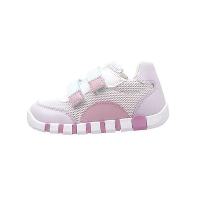 Geox Ragazza B Iupidoo Girl First Walker Shoe, Rosa Lilla, 21 EU Geox Ragazza B Iupidoo Girl First Walker Shoe, Rosa Lilla, 21 EU