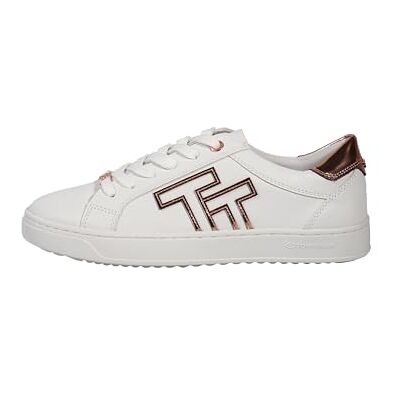 TOM TAILOR , Scarpe da Ginnastica Donna, Bianco Oro Rosa, 40 EU TOM TAILOR , Scarpe da Ginnastica Donna, Bianco Oro Rosa, 40 EU