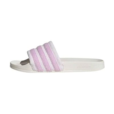 Adidas Unisex Adulto Adilette Noshower Slides Sandal, Core White/Bliss Lilac/Almost Pink, 47 EU Adidas Unisex Adulto Adilette Noshower Slides Sandal, Core White/Bliss Lilac/Almost Pink, 47 EU