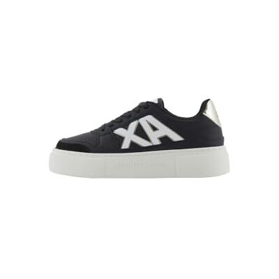 Armani Donna Kurt, Color Contrast, Chunky Sole Sneaker, Nero Pallido, 41 EU Armani Donna Kurt, Color Contrast, Chunky Sole Sneaker, Nero Pallido, 41 EU