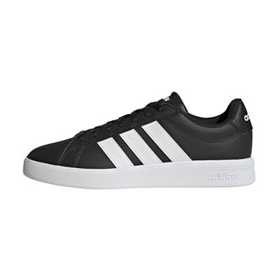 Adidas Uomo Grand Court Base 3.0 Shoes, Core Black/Ftwr White/Core Black, 40 2/3 EU Adidas Uomo Grand Court Base 3.0 Shoes, Core Black/Ftwr White/Core Black, 40 2/3 EU