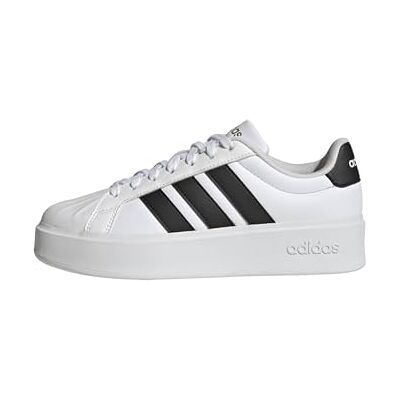 Adidas Donna Streettalk Bold Shoes, Ftwr White/Core Black/Matte Gold, 41 1/3 EU Adidas Donna Streettalk Bold Shoes, Ftwr White/Core Black/Matte Gold, 41 1/3 EU