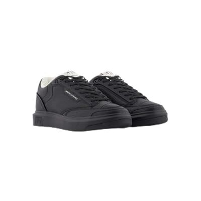 Armani Venice, Logo Tab On Sole, Scarpe da Ginnastica Uomo, Nero, 43 EU Armani Venice, Logo Tab On Sole, Scarpe da Ginnastica Uomo, Nero, 43 EU