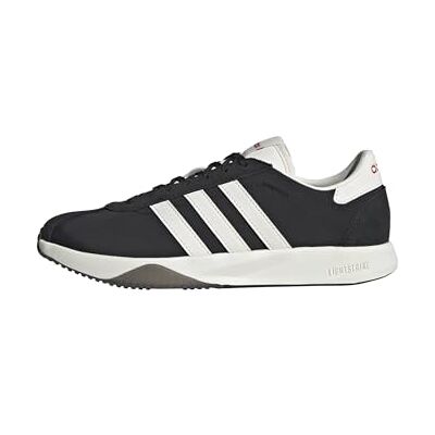 Adidas Donna Run 76/26 Shoes, Core Black/Core White/Better Scarlet, 38 2/3 EU Adidas Donna Run 76/26 Shoes, Core Black/Core White/Better Scarlet, 38 2/3 EU
