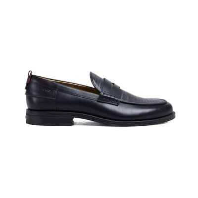 HUGO Mens Varian_loaf_ltcv 10277827 01 Loafers, Nero, 39 EU HUGO Mens Varian_loaf_ltcv 10277827 01 Loafers, Nero, 39 EU