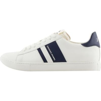Armani Sneaker da Uomo Paris Double Line, off White Navy, 41 EU Armani Sneaker da Uomo Paris Double Line, off White Navy, 41 EU