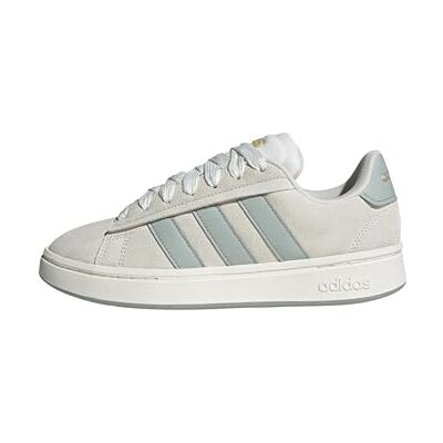 Adidas Donna Grand Court Alpha 00S Shoes, Core White/Wonder Sage/Gold Met., 39 1/3 EU Adidas Donna Grand Court Alpha 00S Shoes, Core White/Wonder Sage/Gold Met., 39 1/3 EU