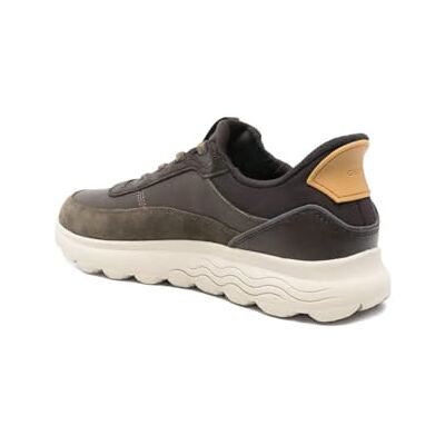 Geox Scarpe da Ginnastica da Uomo U SPHERICA Plus A, Militare/caffè, 41 EU, caffè Militare, 41 EU Geox Scarpe da Ginnastica da Uomo U SPHERICA Plus A, Militare/caffè, 41 EU, caffè Militare, 41 EU