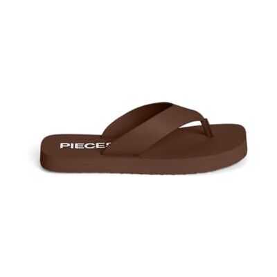 PIECES , Pcsummer High Flip Flop Hg Donna, marrone scuro, 36 EU PIECES , Pcsummer High Flip Flop Hg Donna, marrone scuro, 36 EU