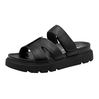 Tamaris pantolette da donna con zeppa nero 37 EU Tamaris pantolette da donna con zeppa nero 37 EU