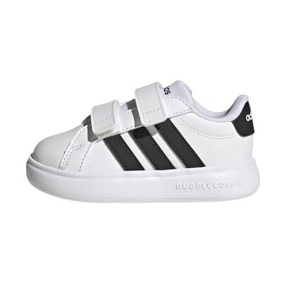 Adidas Unisex Bimbi 0-24 Grand Court 3.0 Bubble Infants Shoes, Ftwr White/Core Black/Ftwr White, 21 EU Adidas Unisex Bimbi 0-24 Grand Court 3.0 Bubble Infants Shoes, Ftwr White/Core Black/Ftwr White, 21 EU