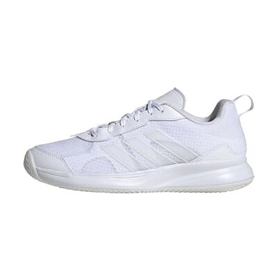 Adidas Donna Avaflash Tennis Shoes, Ftwr White/Ftwr White/Zero Met., 41 1/3 EU Adidas Donna Avaflash Tennis Shoes, Ftwr White/Ftwr White/Zero Met., 41 1/3 EU