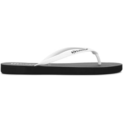 Superga 4121 FLIP FLOPS, Scarpe da Spiaggia e Piscina, Donna, Nero (Black/White A00), 35 EU Superga 4121 FLIP FLOPS, Scarpe da Spiaggia e Piscina, Donna, Nero (Black/White A00), 35 EU