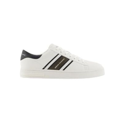 Armani London, Side Stripes, Color Contrast, Scarpe da Ginnastica Uomo, off White Musk, 42 EU Armani London, Side Stripes, Color Contrast, Scarpe da Ginnastica Uomo, off White Musk, 42 EU