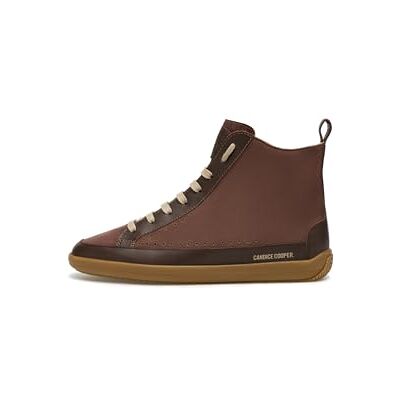Candice Cooper Sneakers Alte in Pelle e Suede, Marrone- 36 Candice Cooper Sneakers Alte in Pelle e Suede, Marrone- 36