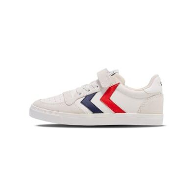 Hummel , Slimmer Stadil Leather Low Jr, Scarpe da Ginnastica Basse, Unisex Bambini e ragazzi, Bianco (White 9001), 38 EU Hummel , Slimmer Stadil Leather Low Jr, Scarpe da Ginnastica Basse, Unisex Bambini e ragazzi, Bianco (White 9001), 38 EU