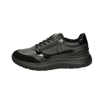 Geox Scarpe da Ginnastica D PLUMMERY da Donna, Nero, 37 EU, Nero, 37 EU Geox Scarpe da Ginnastica D PLUMMERY da Donna, Nero, 37 EU, Nero, 37 EU