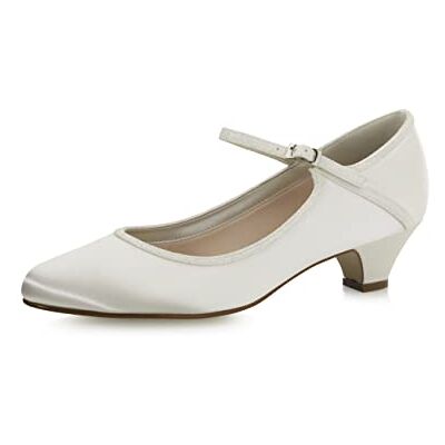Rainbow Club Scarpe da Sposa Marsha Donna, Pompe, Raso Avorio Misura 40.5 (7.5 UK) Rainbow Club Scarpe da Sposa Marsha Donna, Pompe, Raso Avorio Misura 40.5 (7.5 UK)