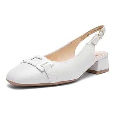 ARA Graz, Scarpe décolleté Donna, Bianco, 38.5 EU Larga ARA Graz, Scarpe décolleté Donna, Bianco, 38.5 EU Larga