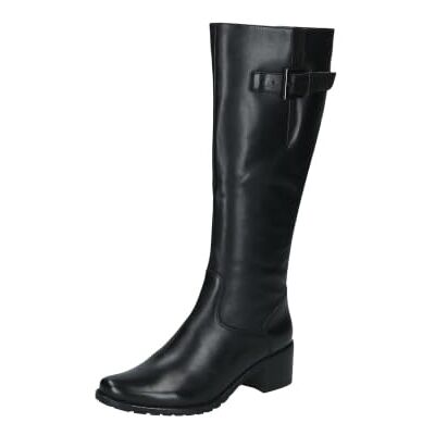 CAPRICE Stivali alti al ginocchio da donna con tacco, nero (BLACK NAPPA), 39 CAPRICE Stivali alti al ginocchio da donna con tacco, nero (BLACK NAPPA), 39