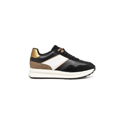 Geox D Runntix, Scarpe da Ginnastica Donna, Nero, 36 EU Geox D Runntix, Scarpe da Ginnastica Donna, Nero, 36 EU