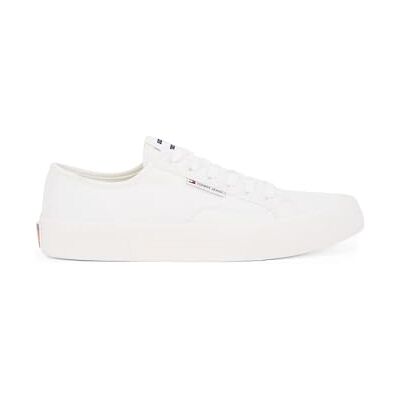 Tommy Jeans Uomo Tjm Lace Up Canvas Colore Low Top, Bianco Ecru, 45 EU Tommy Jeans Uomo Tjm Lace Up Canvas Colore Low Top, Bianco Ecru, 45 EU