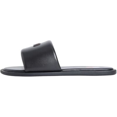 Tommy Jeans Donna Scarpe da Mare Soft Padded in Pelle, Nero (Black), 36 Tommy Jeans Donna Scarpe da Mare Soft Padded in Pelle, Nero (Black), 36