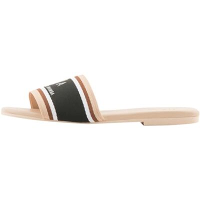 Armani Sandalo da donna Thin, Big Printed Logo, Coloured Lines Slide, Rosa, 35.5 EU Armani Sandalo da donna Thin, Big Printed Logo, Coloured Lines Slide, Rosa, 35.5 EU