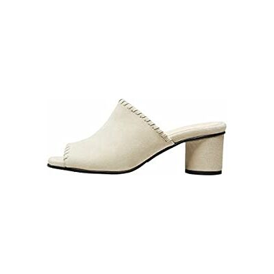 SELECTED FEMME Slfmerle New Suede High Heel Mule B, Scarpe décolleté Donna, Sabbia, 39 EU SELECTED FEMME Slfmerle New Suede High Heel Mule B, Scarpe décolleté Donna, Sabbia, 39 EU