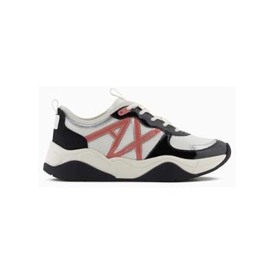 Armani Donna Cher, Side Logo, Colour Contrasts Sneaker, Black+Petal, 37 EU, Black Petal, 37 EU Armani Donna Cher, Side Logo, Colour Contrasts Sneaker, Black+Petal, 37 EU, Black Petal, 37 EU