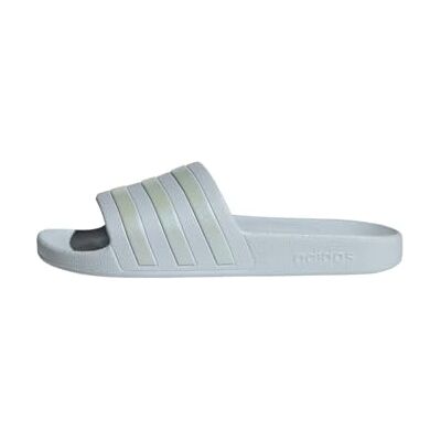 Adidas Donna Adilette Aqua Slides Slipper, Halo Blue / Halo Blue / Halo Blue, 37 EU Adidas Donna Adilette Aqua Slides Slipper, Halo Blue / Halo Blue / Halo Blue, 37 EU