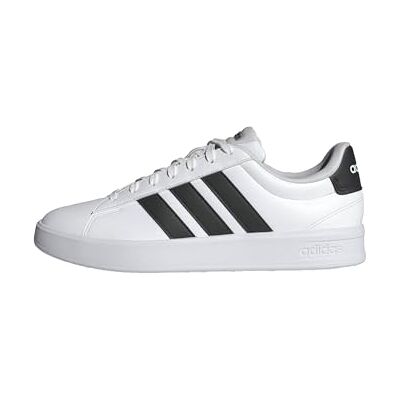 Adidas Uomo Grand Court 3.0 Shoes, Ftwr White/Core Black, 42 EU Adidas Uomo Grand Court 3.0 Shoes, Ftwr White/Core Black, 42 EU