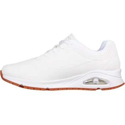 Skechers Work Uno Sr, Sneaker Uomo, White Synthetic, 47.5 EU Skechers Work Uno Sr, Sneaker Uomo, White Synthetic, 47.5 EU