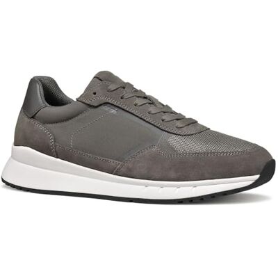 Geox U BRANTHON A, Scarpe da Ginnastica Uomo, Dark Grey, 41 EU Geox U BRANTHON A, Scarpe da Ginnastica Uomo, Dark Grey, 41 EU