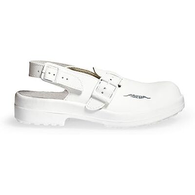 Abeba 1001 – 36 Classic Scarpe di sicurezza pettine, Bianco, Abeba 1001 – 36 Classic Scarpe di sicurezza pettine, Bianco,