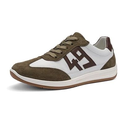 ARA Lando, Scarpe da Ginnastica Uomo, Salvia Bianco Mocca, 45 EU Larga ARA Lando, Scarpe da Ginnastica Uomo, Salvia Bianco Mocca, 45 EU Larga
