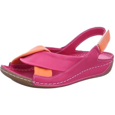 Andrea Conti Damen Sandalette, Sandali Donna, Magenta Papaya, 38 EU Andrea Conti Damen Sandalette, Sandali Donna, Magenta Papaya, 38 EU