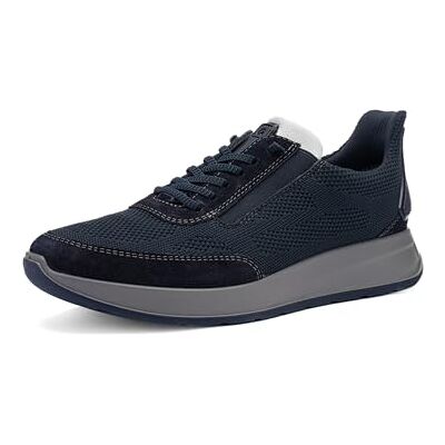 ARA Matteo, Scarpe da Ginnastica Uomo, Blu Bianco, 43 EU Larga ARA Matteo, Scarpe da Ginnastica Uomo, Blu Bianco, 43 EU Larga