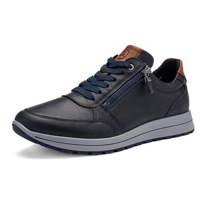ARA Matteo, Scarpe da Ginnastica Uomo, Blu Cognac, 46 EU Larga ARA Matteo, Scarpe da Ginnastica Uomo, Blu Cognac, 46 EU Larga